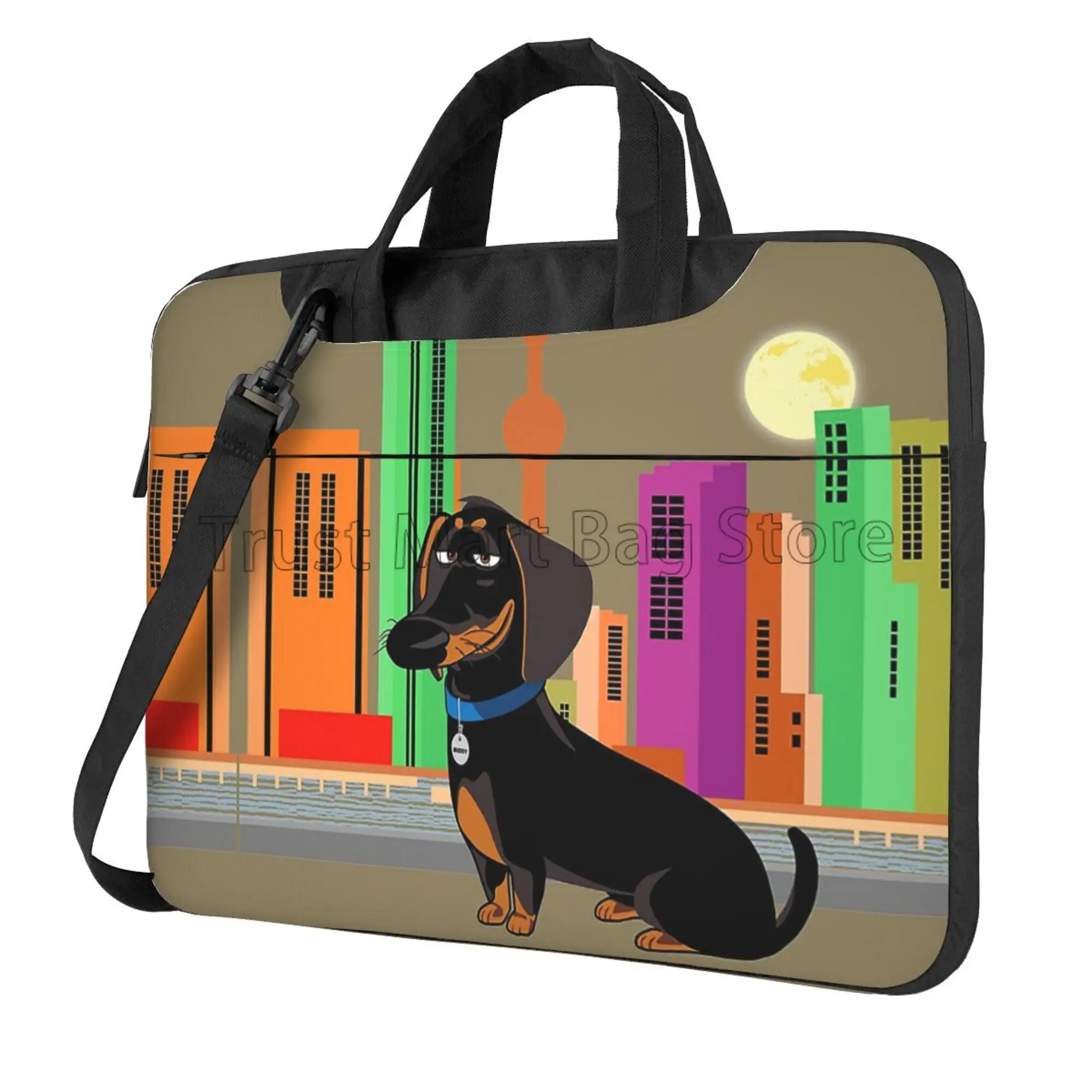 Laptop Accessories Case - Tas pembawa Laptop gambar Dachshund lucu