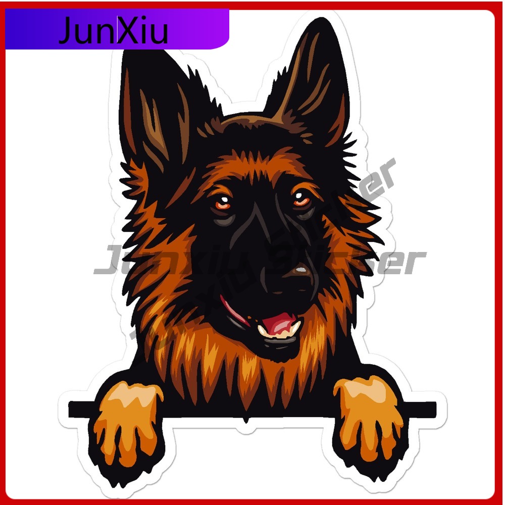 Laptop Accessories To Have - Stiker Jendela Modern Vinyl Anime Anjing