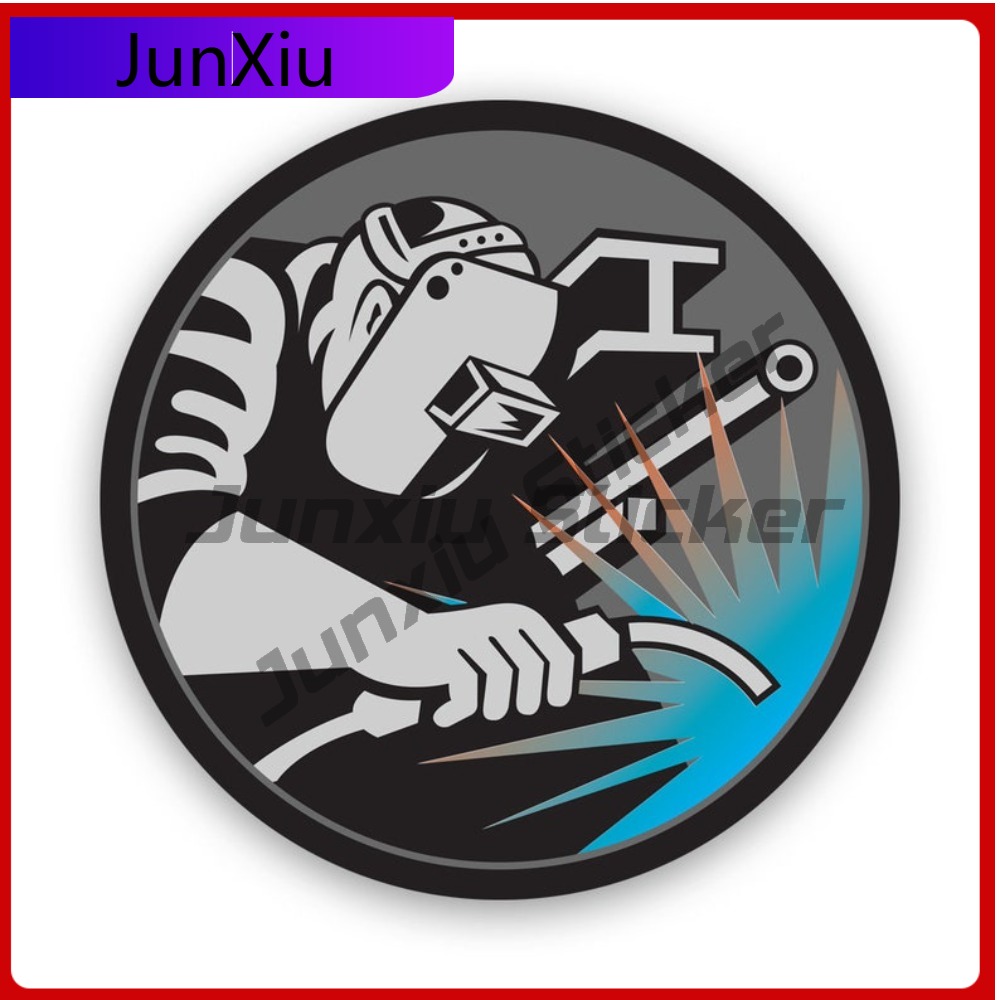 Laptop Accessories Logo - Stiker Logo Tukang Las Tahan Matahari