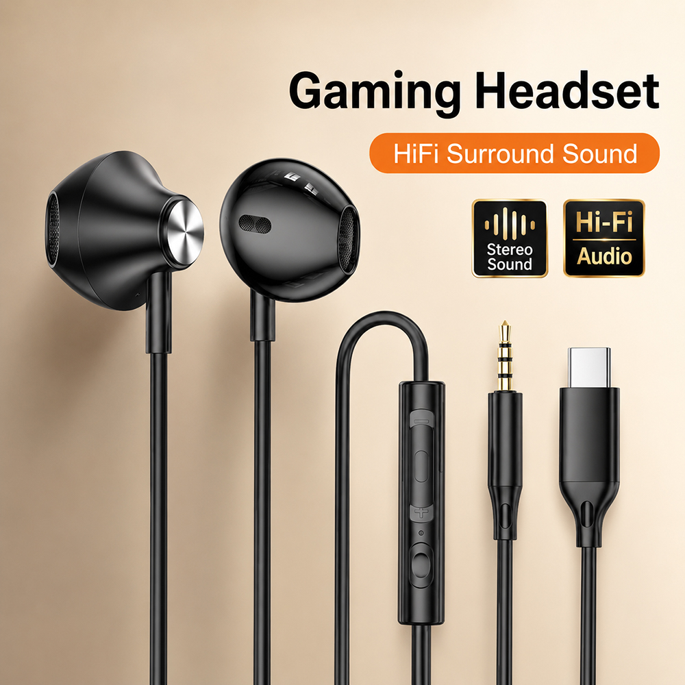 Xiaomi Laptop Accessories - Headphone HiFi Surround Suara Stereo Bass