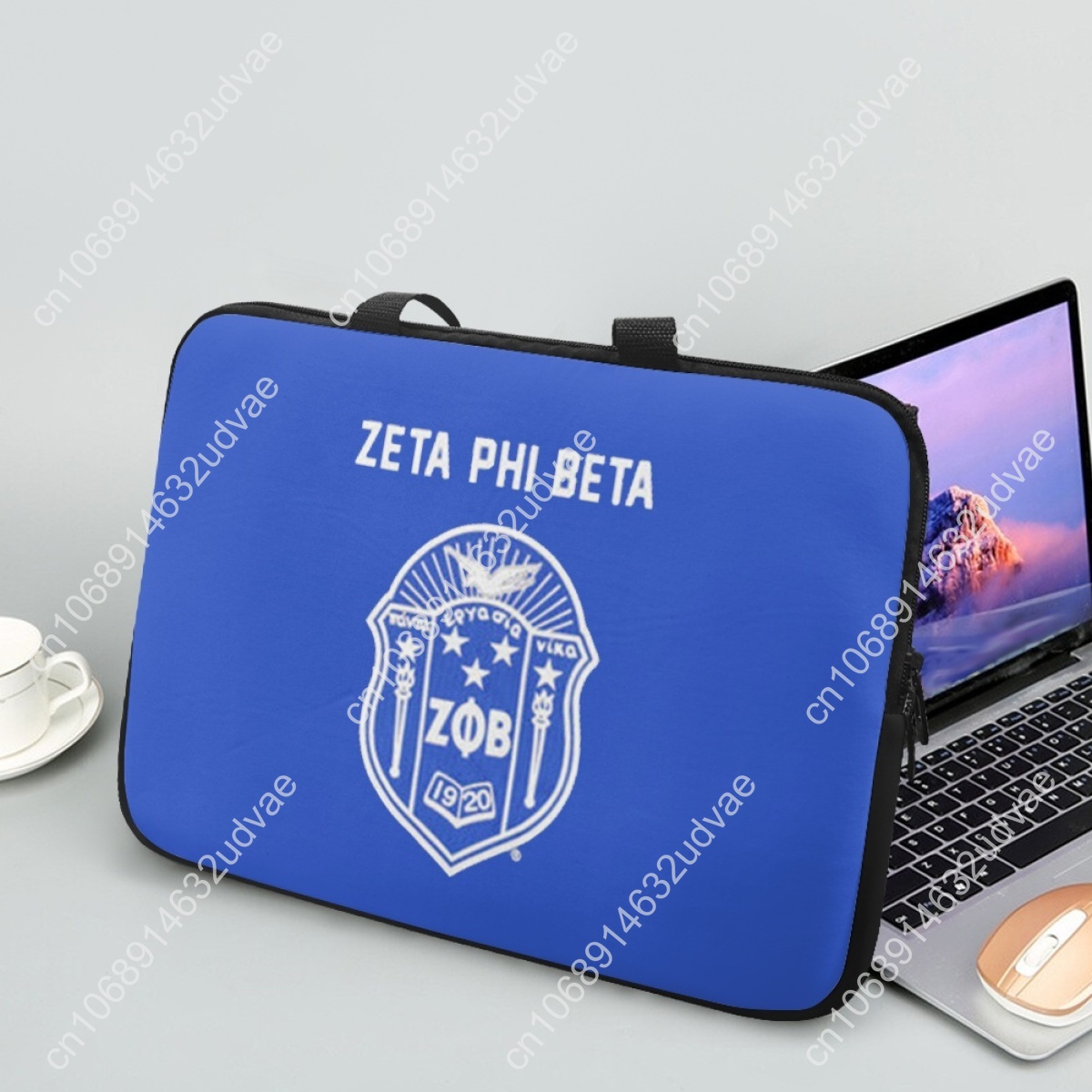 Laptop Accessories Case - Zeta Phi Beta Sorority Cetak Tas
