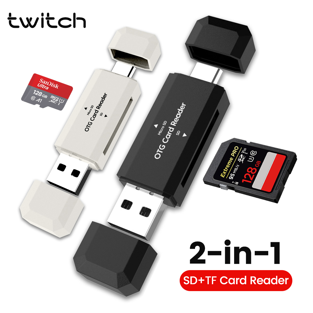 Laptop Accessories For Programmers - Pembaca Kartu SD TF Tipe C