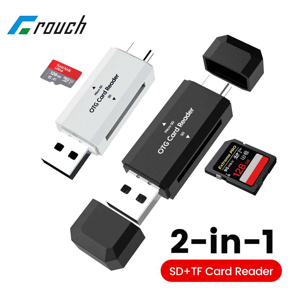 Laptop Accessories For Programmers - USB2.0 pembaca kartu SD TF, 2-in-1