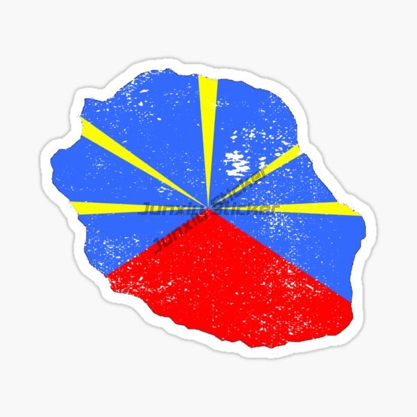 Stiker Mobil Bendera Pulau Reu - Laptop Accessories Logo ulasan dan harga