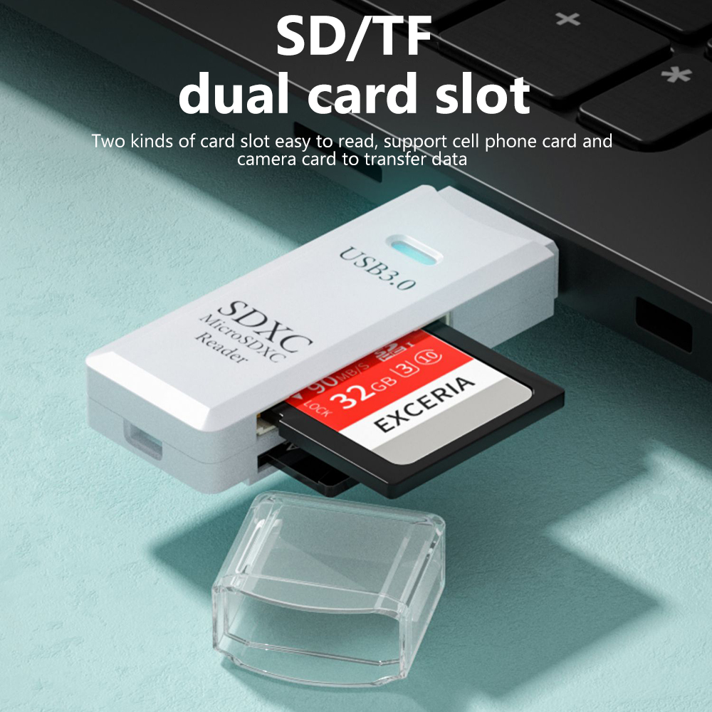 Pembaca Kartu USB 3.0 2 In 1 P - Laptop Accessories For Programmers ulasan dan harga