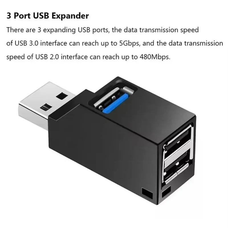 USB 3.0 2.0 Hub Splitter 3 Por - Laptop Accessories For Programmers ulasan dan harga