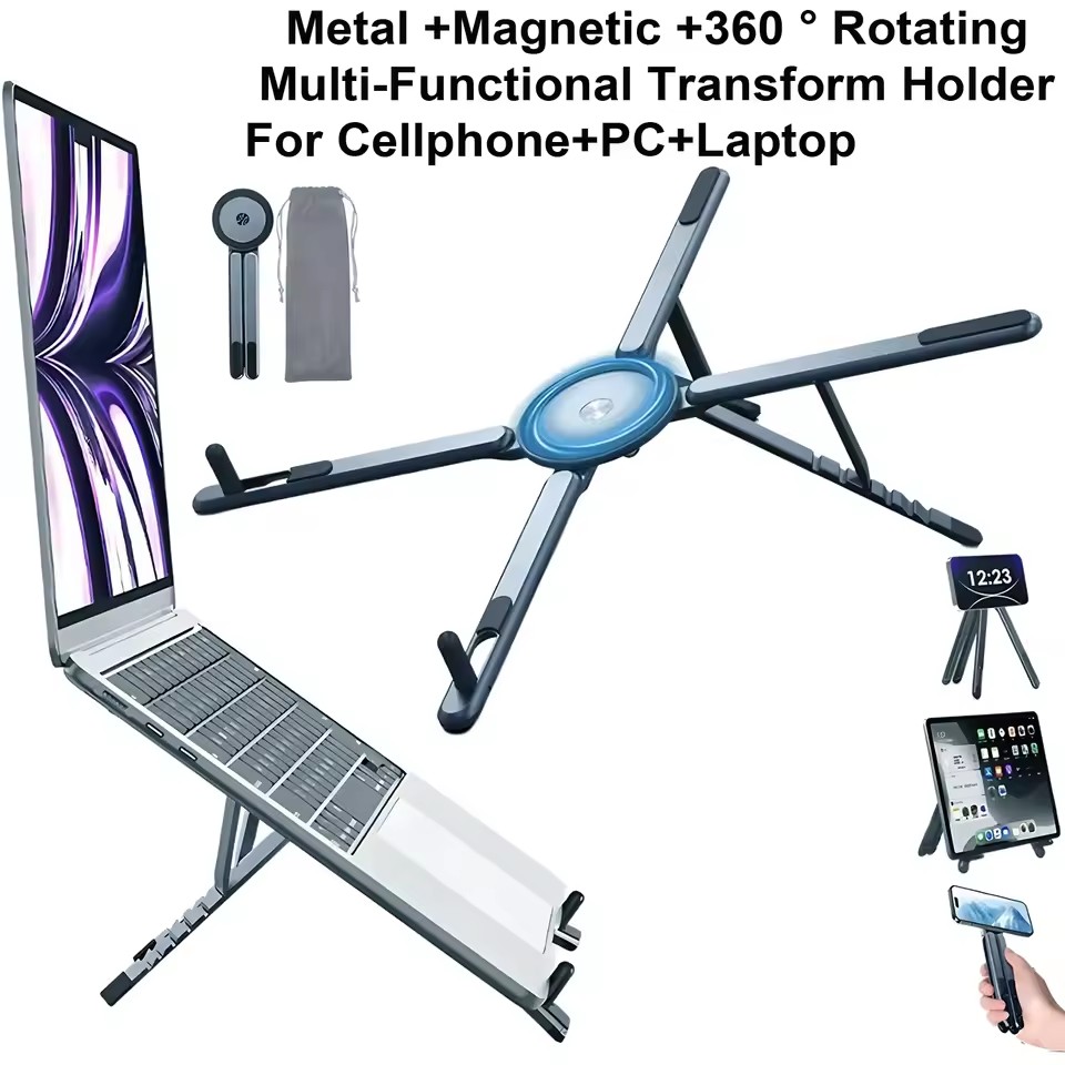 Penyangga Ponsel Magnetik Port - Laptop Office Accessories ulasan dan harga