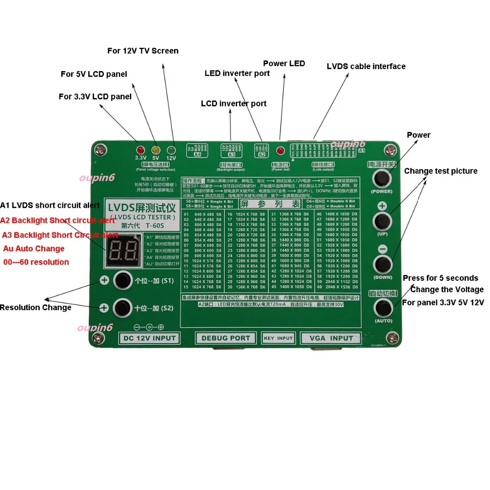 Perangkat Uji Panel LCD LED TV - Laptop Repair Accessories ulasan dan harga