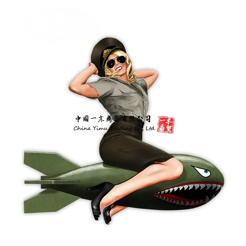 Stiker Mobil Pin Up Girl Vinta - Laptop Accessories Logo ulasan dan harga