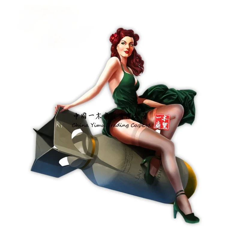 Stiker Mobil Pin Up Girl Vinta - Laptop Accessories Logo ulasan dan harga