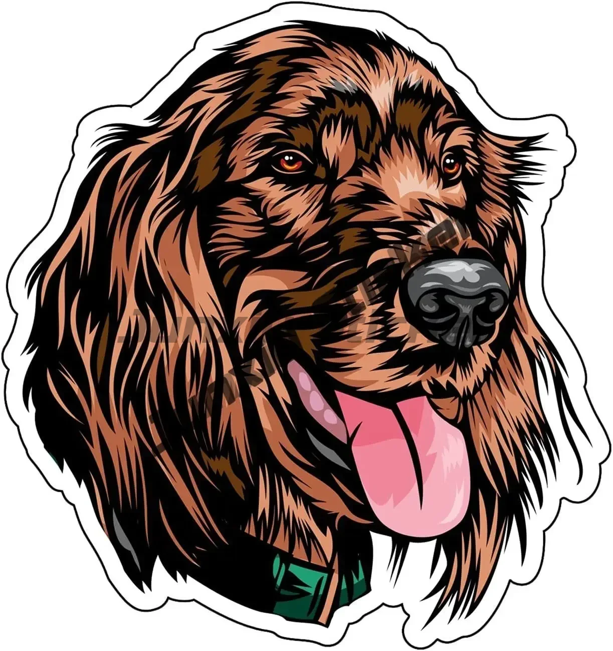 Stiker Decal vinil Setter Irla - Laptop Accessories Logo ulasan dan harga