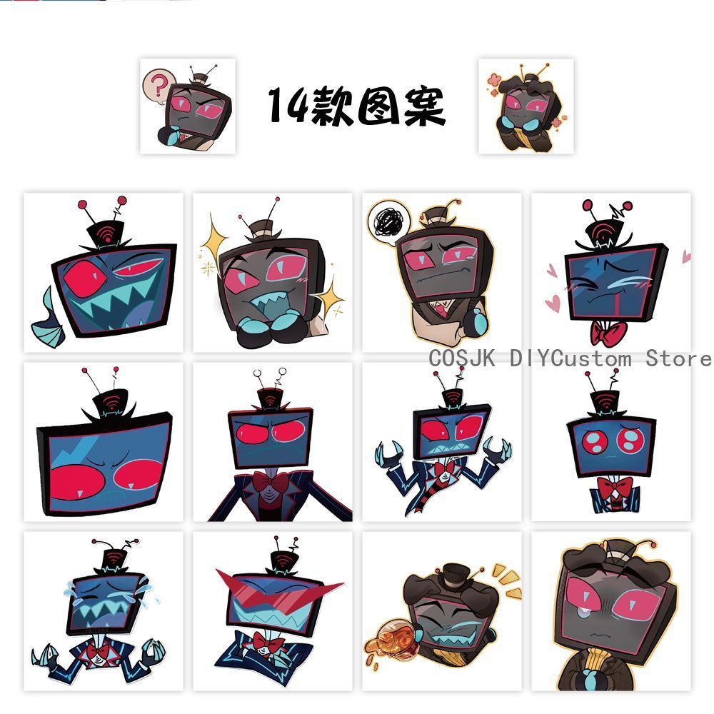500 Buah/Rol Stiker Versi Anim - Laptop Accessories For Students ulasan dan harga