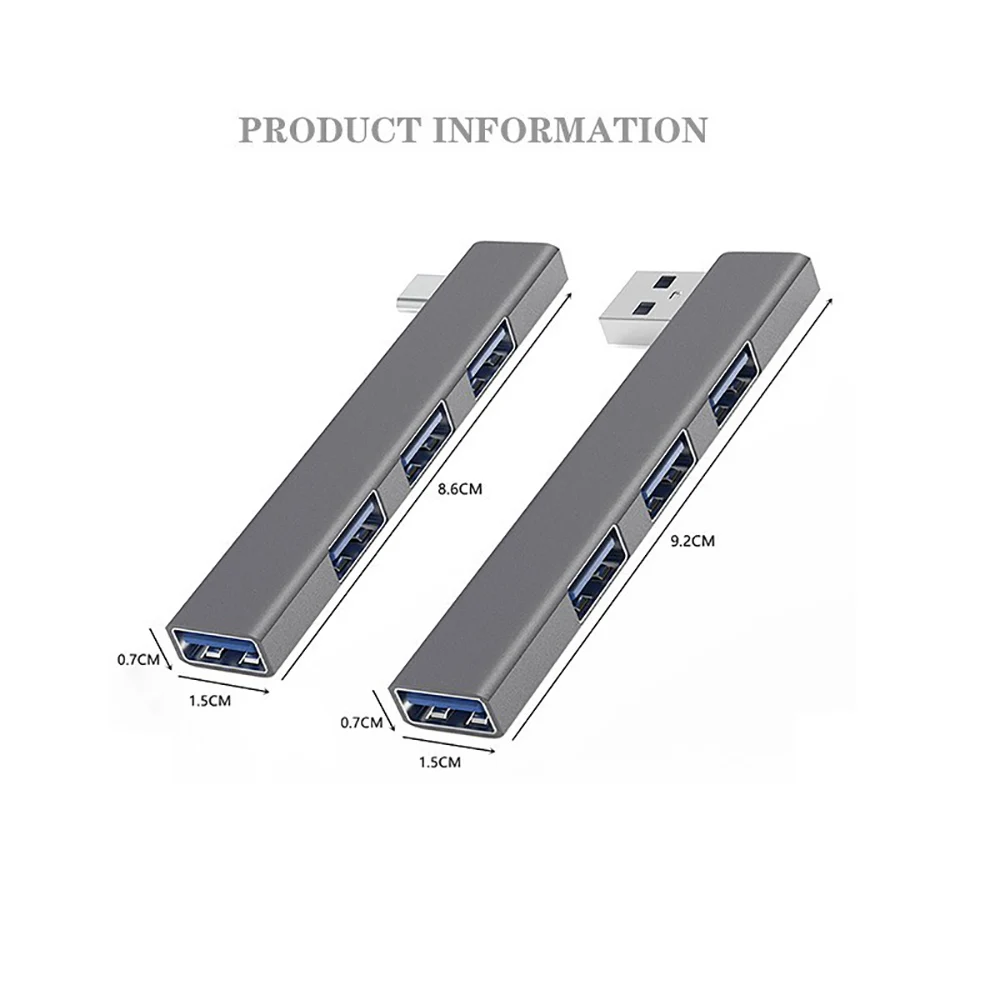 Adaptor OTG Multi USB Splitter - Xiaomi Laptop Accessories ulasan dan harga