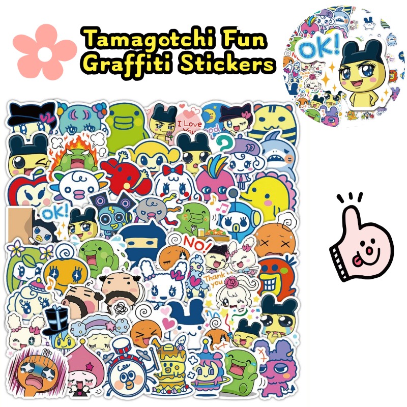 Stiker Tamagotchi Jepang Hewan - Laptop Accessories Case ulasan dan harga