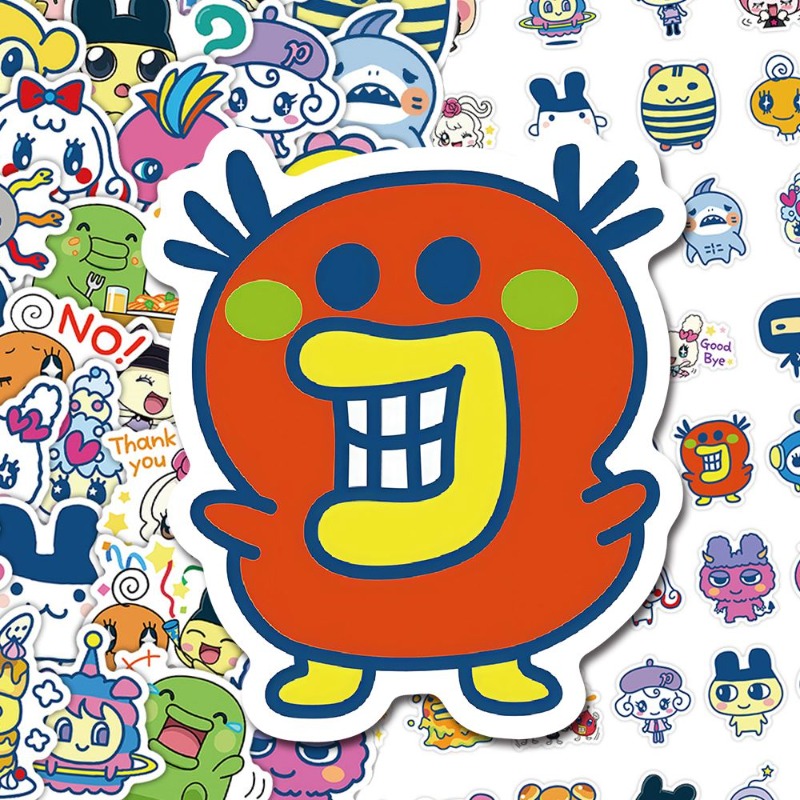 Stiker Tamagotchi Jepang Hewan - Laptop Accessories Case ulasan dan harga