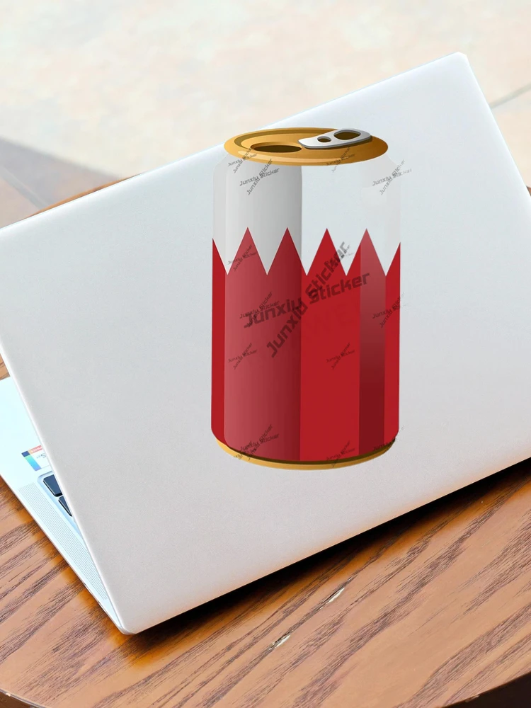 135 bendera Soda dapat stiker  - Laptop Accessories Logo ulasan dan harga