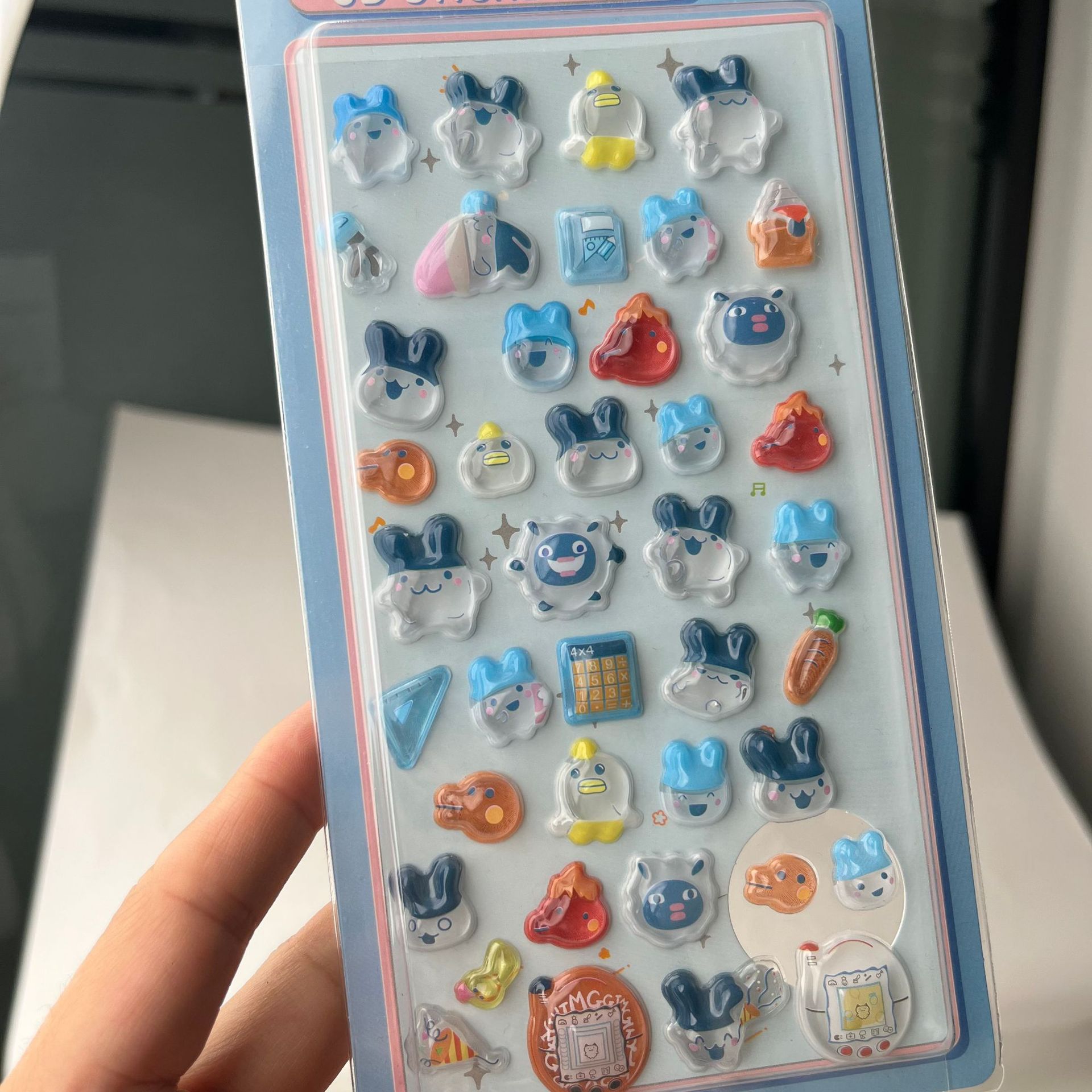 Stiker 3D Tamagotchi Lucu Retr - Laptop Accessories Toy ulasan dan harga