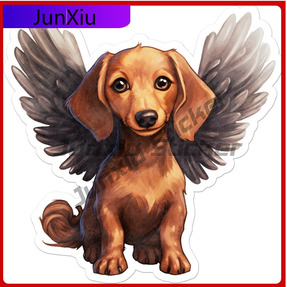 Dachshund Angel Vinyl Baru Waj - Laptop Accessories To Have ulasan dan harga