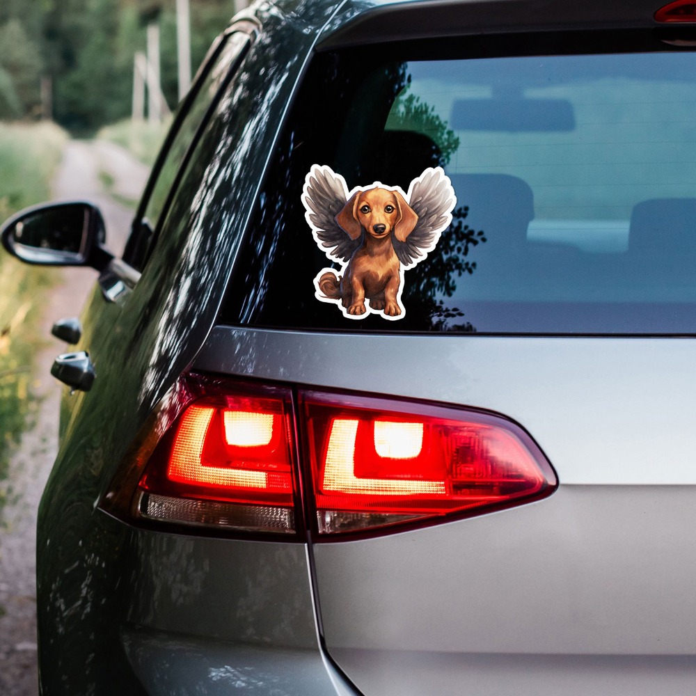 Dachshund Angel Vinyl Baru Waj - Laptop Accessories To Have ulasan dan harga