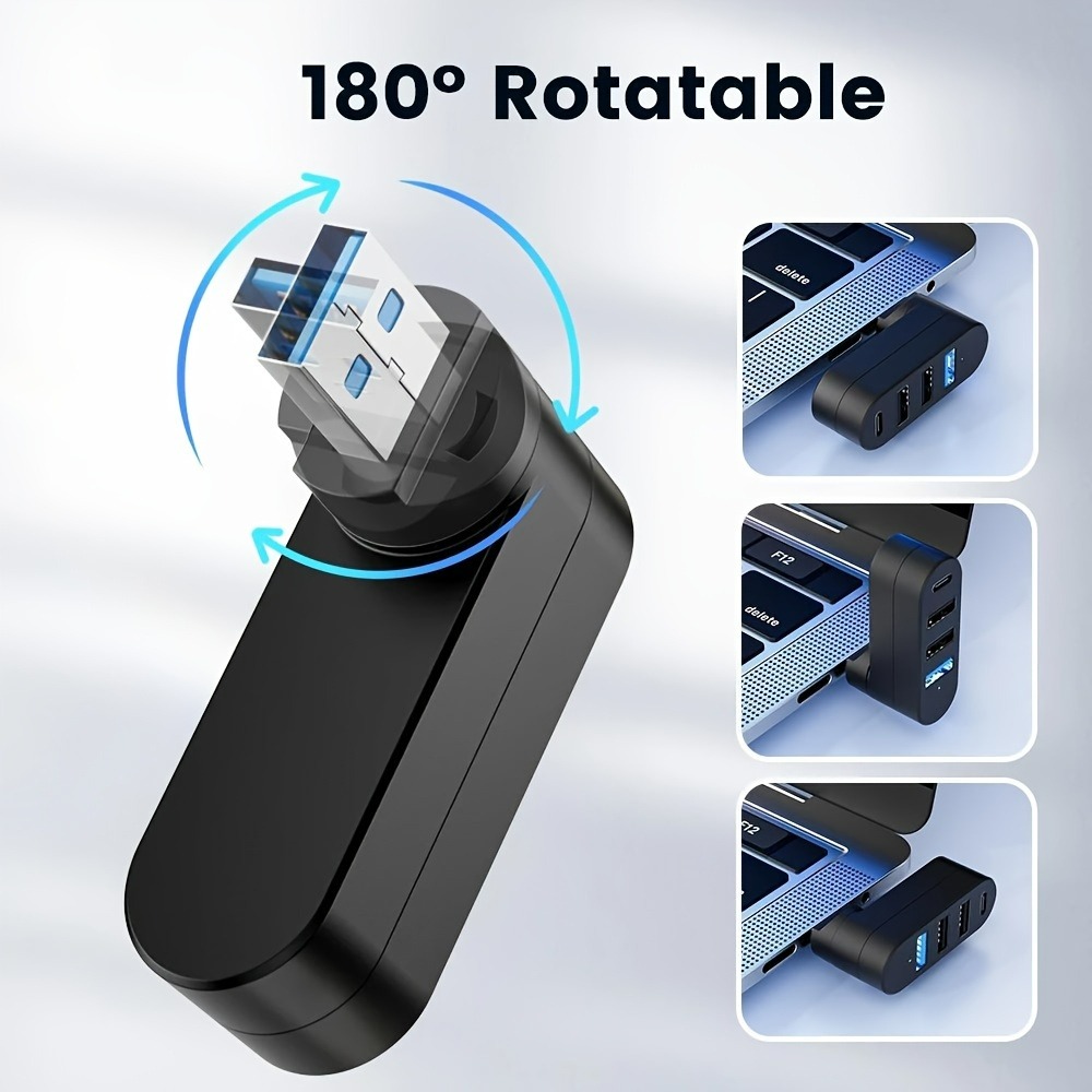 Mini Splitter 4 Port USB Hub 3 - Laptop Accessories For Programmers ulasan dan harga