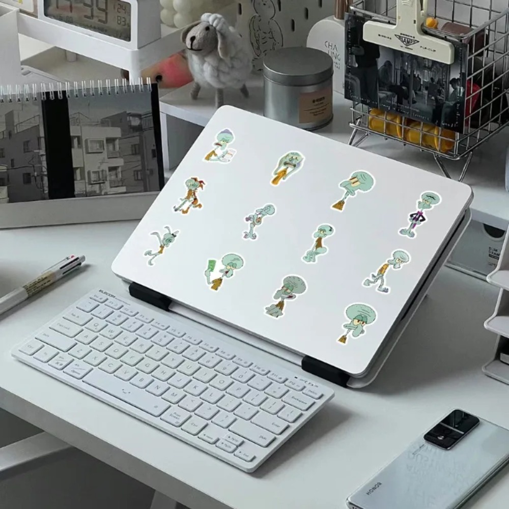 60 Buah Stiker Dekoratif Spong - Laptop Accessories Case ulasan dan harga