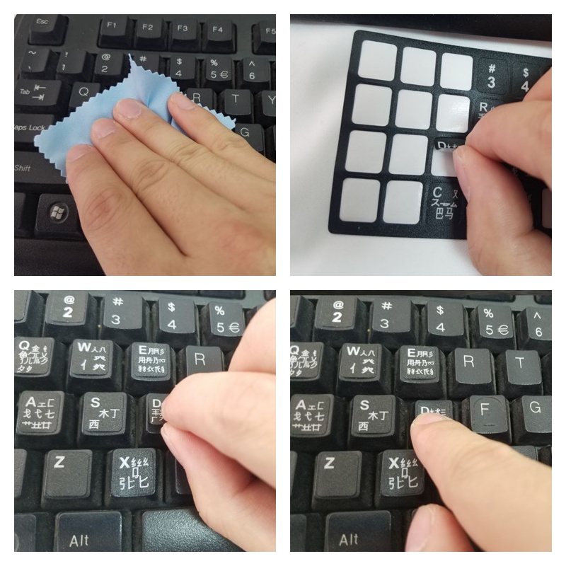 Stiker Keyboard Bahasa Ukraina - Laptop Accessories For Programmers ulasan dan harga